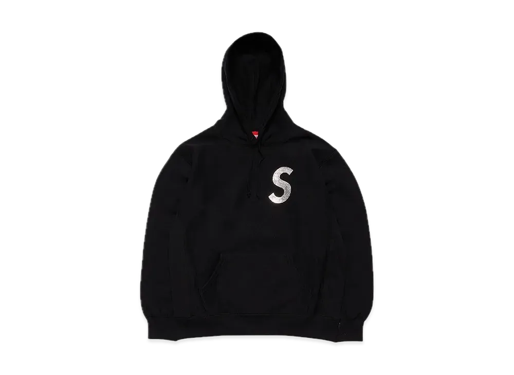 Supreme Swarovski® S Logo Hooded Sweatshirt "Black"