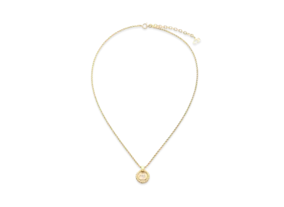 Dior Logo Gold Necklace "Gold"