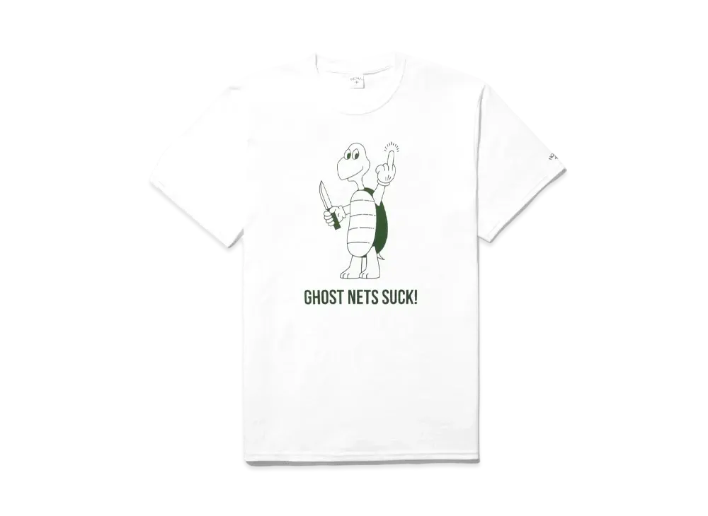 Noah Ghost Nets Suck Tee "White"