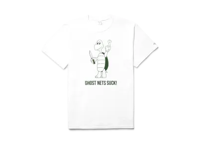 Noah Ghost Nets Suck Tee "White"