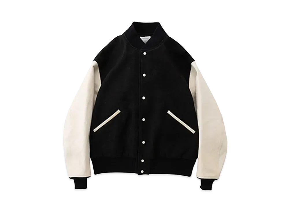 VISVIM VARSITY SB JKT (WOOL) "Black"