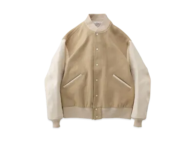 VISVIM VARSITY SB JKT (WOOL) "Beige"