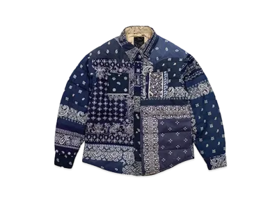 VISVIM KERCHIEF DOWN JKT "Navy"