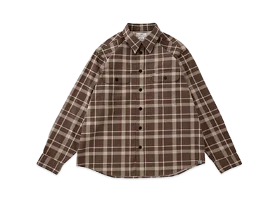 VISVIM HANDYMAN L/S PT.CHECK (GIZA) "Brown"