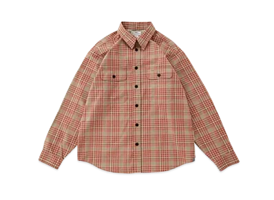 VISVIM HANDYMAN L/S PT.CHECK (GIZA) "Pink"