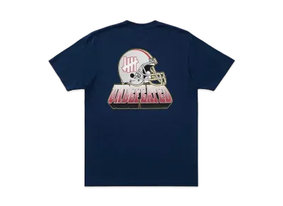 UNDEFEATED PIGSKIN S/S TEE - 80274 "Navy"