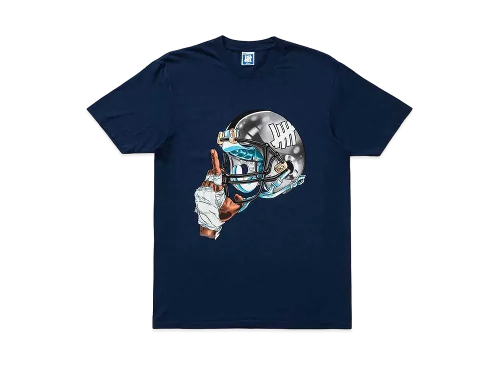 UNDEFEATED HELMET S/S TEE - 80280 "Navy"