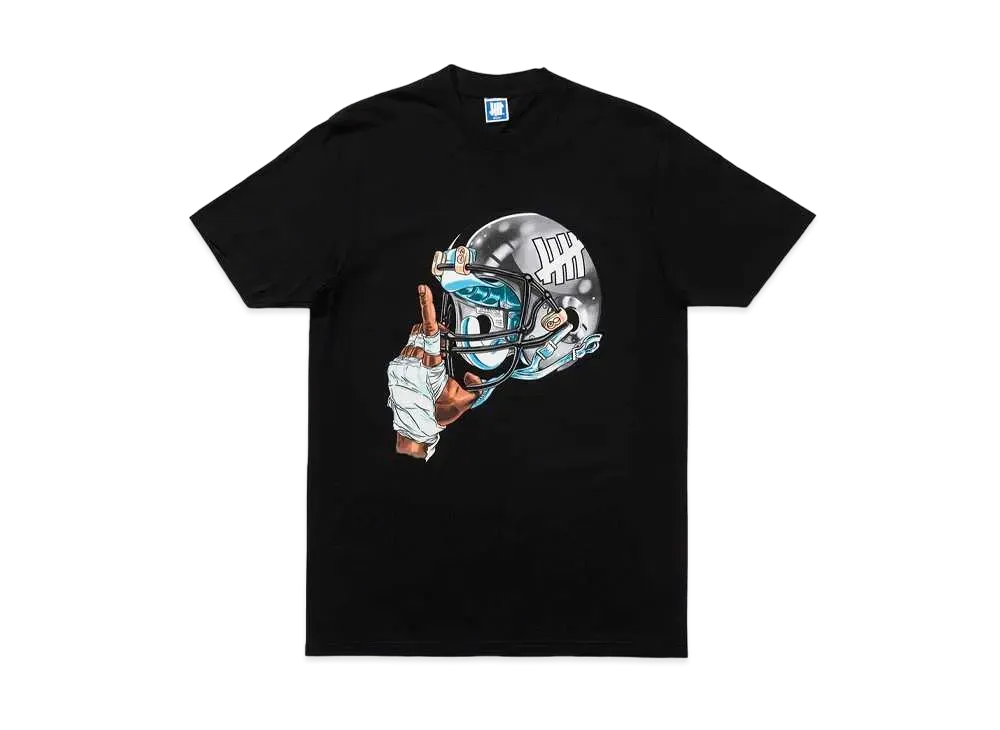 UNDEFEATED HELMET S/S TEE - 80280 "Black"