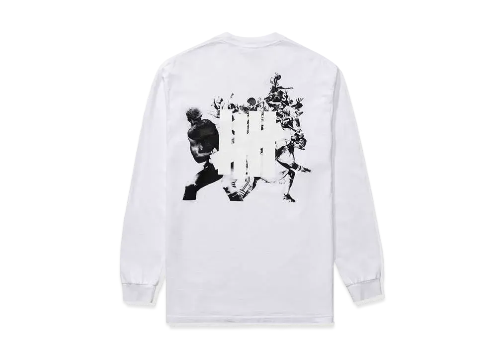UNDEFEATED WHERE WERE U? L/S TEE - 80285 "White"