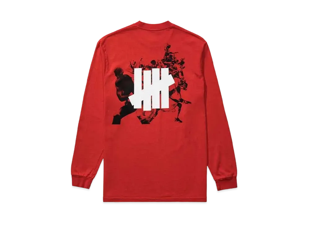 UNDEFEATED WHERE WERE U? L/S TEE - 80285 "Red"