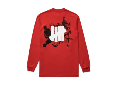 UNDEFEATED WHERE WERE U? L/S TEE - 80285 "Red"