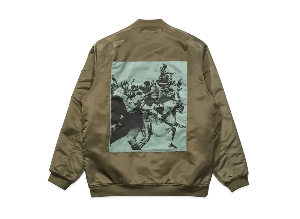 UNDEFEATED × ALPHA MA-1 MESH JACKET UNDEFEATED x Alpha Industries