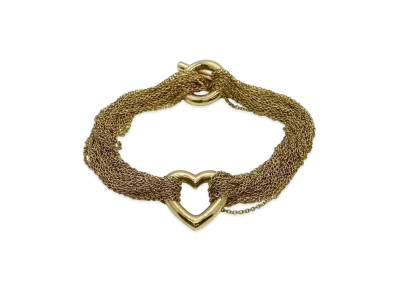 Tiffany & Co Heart Mesh Toggle Bracelet "Gold"