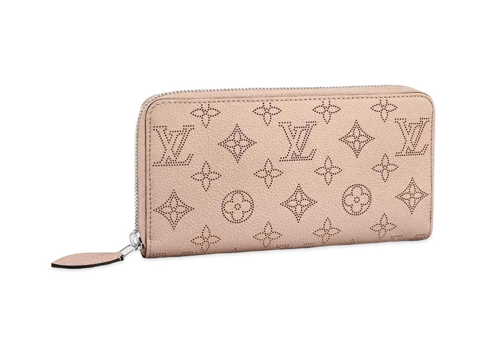 ルイヴィトン ジッピー・ウォレット マヒナ・レザー "マグノリア" M61868