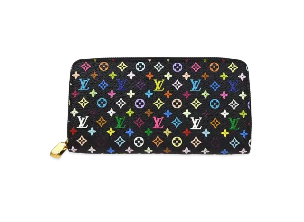 Louis Vuitton Monogram Multicolor Zippy Wallet "Black"