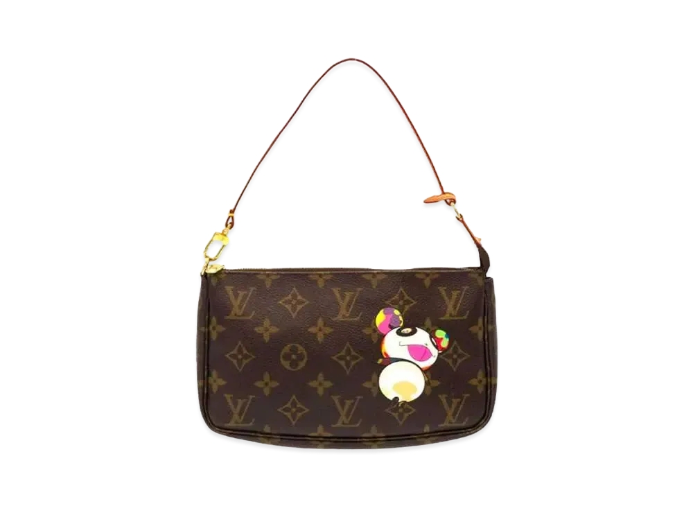 Louis Vuitton x Takashi Murakami Pochette Accessories Monogram Panda