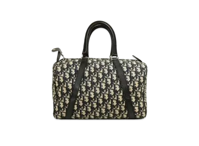 Dior Trotter Mini Boston Handle Bag "Navy"