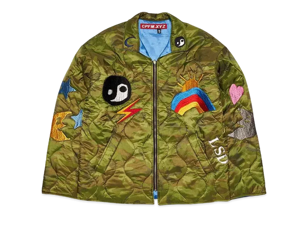Cactus Plant Flea Market Lysergic Camo Jacket "Green"