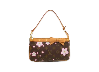 Louis Vuitton x Takashi Murakami Monogram Cherry Blossom Pochette Accessories