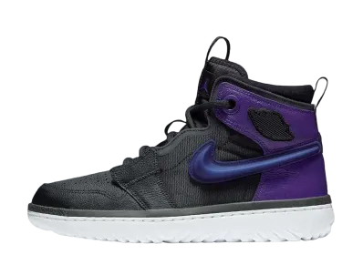 Nike Air Jordan 1 High React "Black Court Purple"