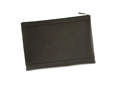 BALENCIAGA Navy Clip M "Black"