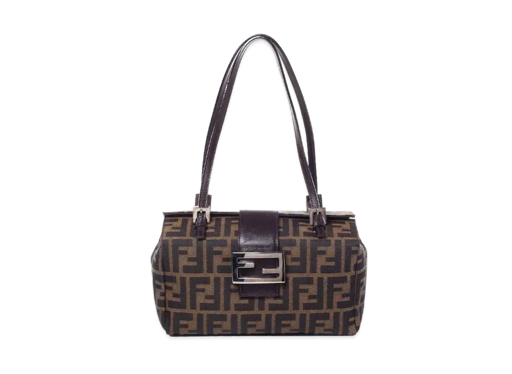 FENDI Zucca Small Handbag Tobacco "Brown"