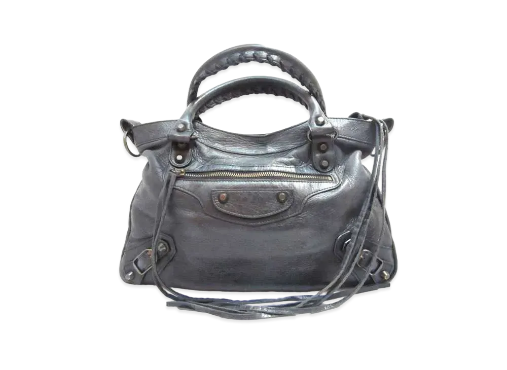 BALENCIAGA Classic Town Shoulder Bag "Black"