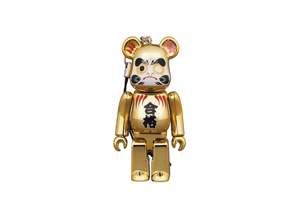 Bearbrick Daruma “GOUKAKU” Gold Plated 2 100％