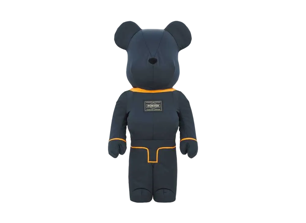 Bearbrick PORTER TANKER IRON BLUE Special Edition 1000%