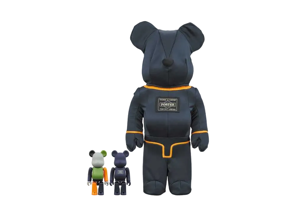 Bearbrick PORTER TANKER IRON BLUE Special Edition 100%&400%