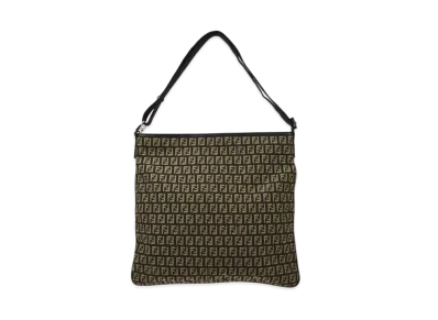 FENDI Zucca Shoulder Bag "Brown"