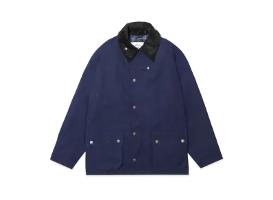 Noah x Barbour Dry Waxed Bedale Jacket "Dark Navy"