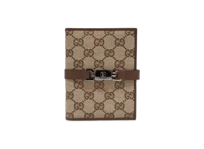 GUCCI GG Canvas Jackie Note Cover "Beige"