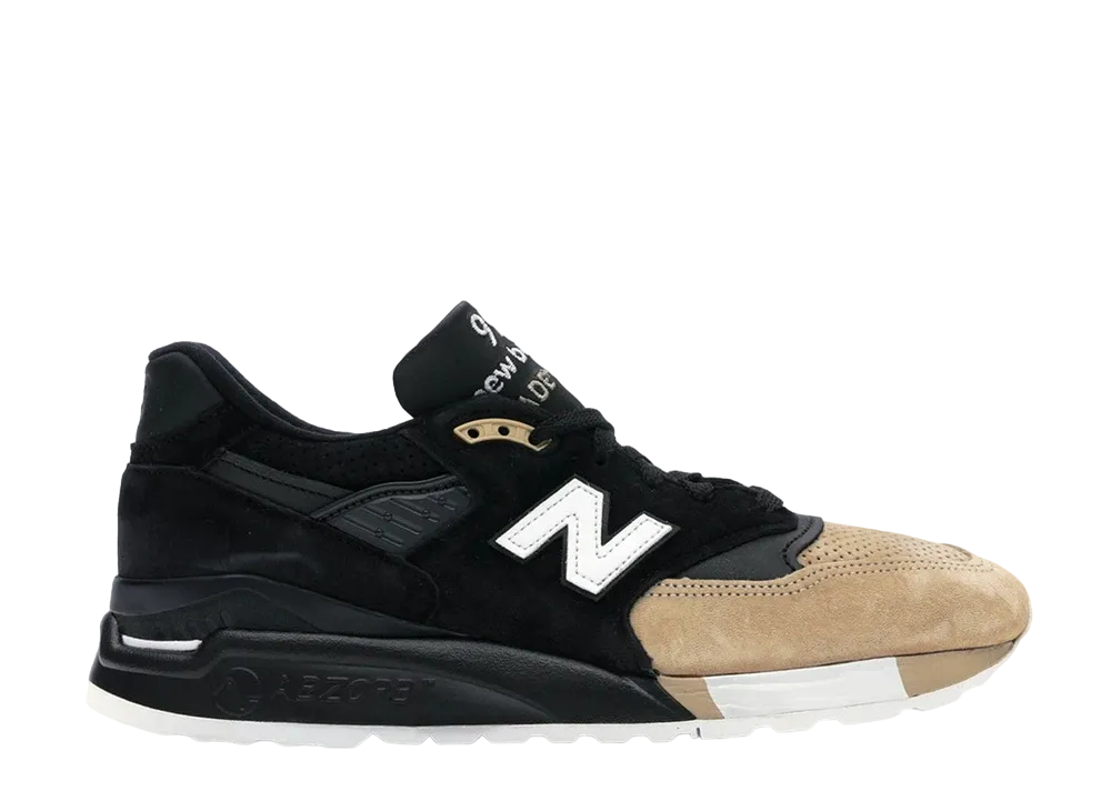 プレミア × ニューバランス M998PRMR "ブラック/ベージュ"
