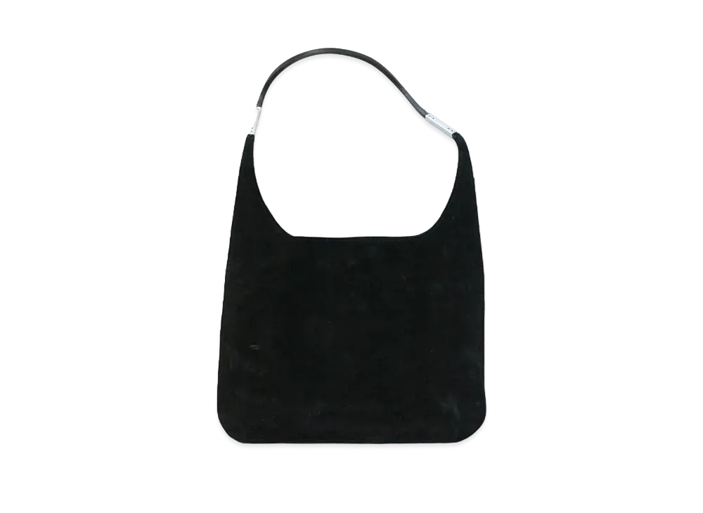 GUCCI Hobo Suede Leather Shoulder Bag "Black"