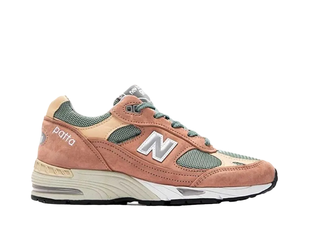 Patta × New Balance Women's 991 "Cork/Light Petrol"