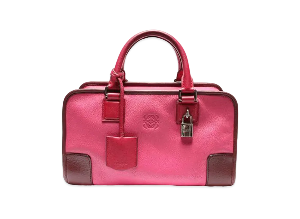 LOEWE Amasona 28 Handle Bag "Pink"