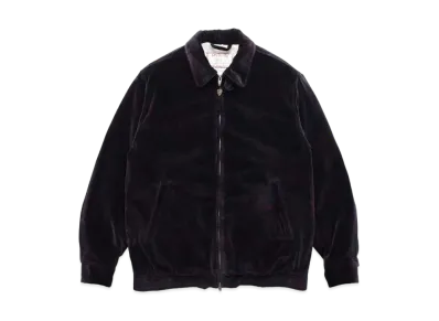 WACKO MARIA MCGREGOR / PAISLEY VELVET ANTI FREEZE JACKET (IMPORT FABRIC / PONTOGLIO) "Black"