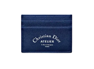 Dior Atelier Card Case "Blue"
