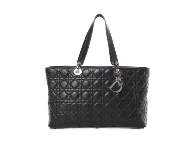 Dior Lambskin Large Shopper Tote "Black"