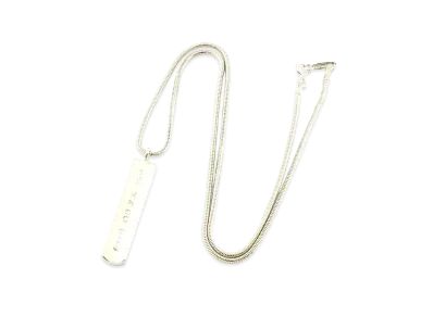 Tiffany & Co 1837 Bar Necklace "Silver"