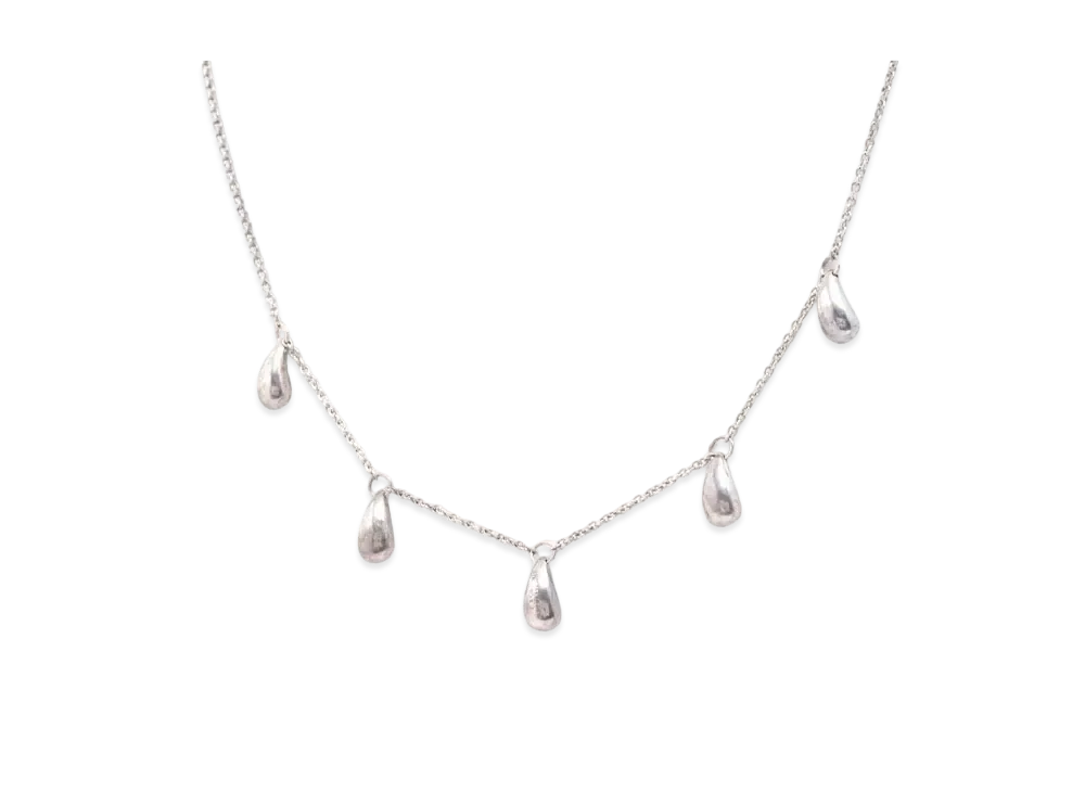 Tiffany & CO Tear Drop Necklace "Silver"