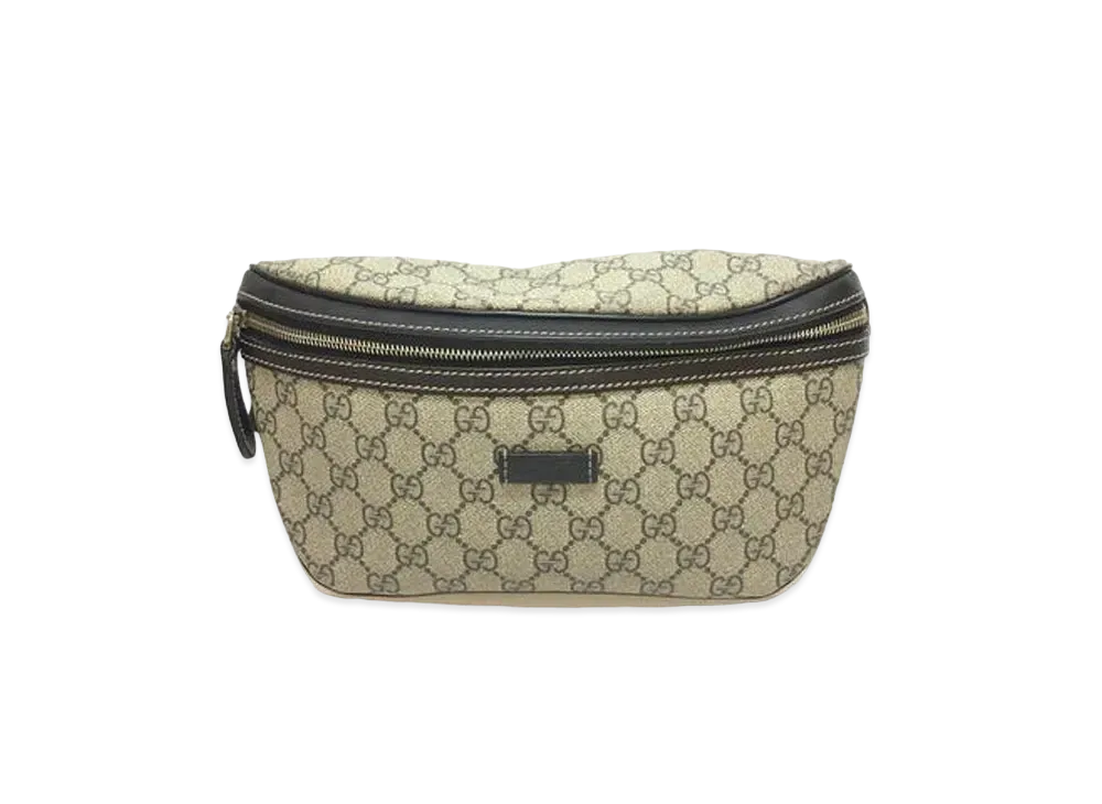 GUCCI GG Supreme Belt Bag "Brown"