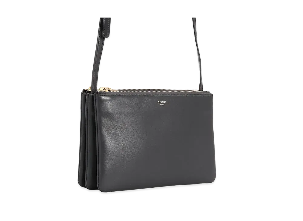 CELINE Trio Shoulder Bag "Black"