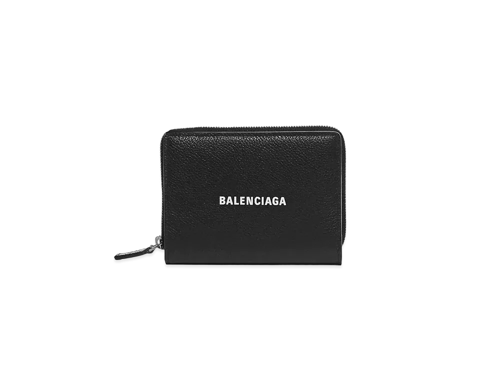 バレンシアガ エブリデイ コンパクト ウォレット "ブラック"