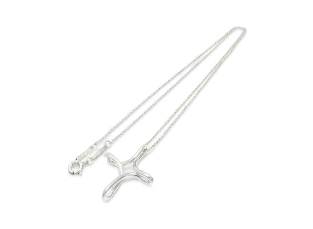 Tiffany & Co Infinity Cross Necklace "Silver"