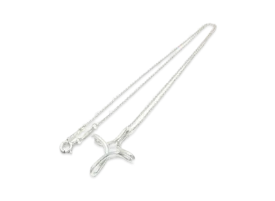 Tiffany & Co Infinity Cross Necklace "Silver"