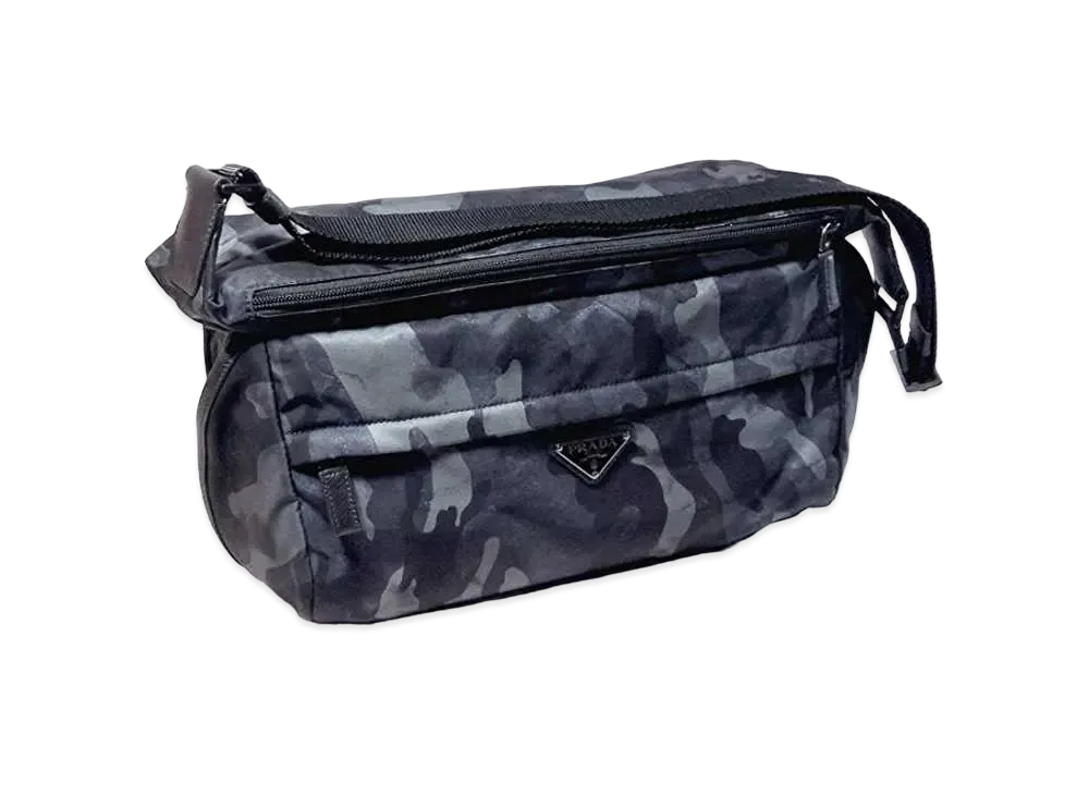 PRADA Camouflage Cross Body Bag "Black"