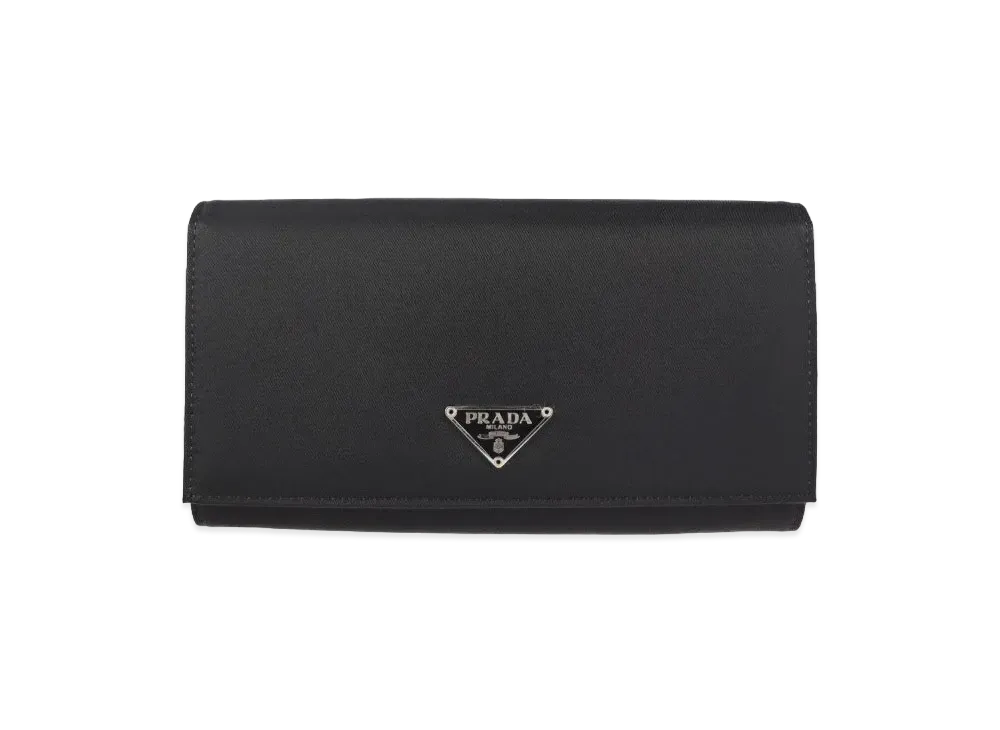 プラダ ナイロン ロング ウォレット "ブラック"