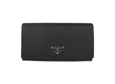 PRADA Nylon Long Wallet "Black"